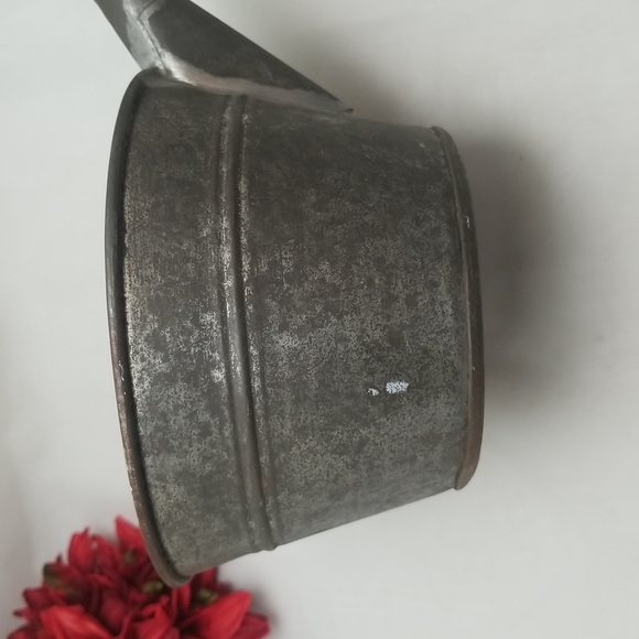 Primative Tin Water Dipper Scoop Ladle - Picture 11 of 16